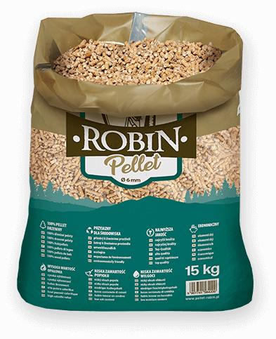 worek pelletu opałowego Robin do kupienia w Gostyniu lub sklepie internetowym